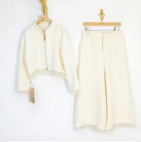 【抖音专属】阔腿裤（21709056B-凝脂）
