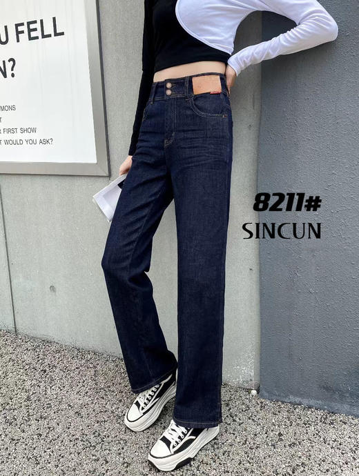 女牛仔烟管裤8211 商品图2