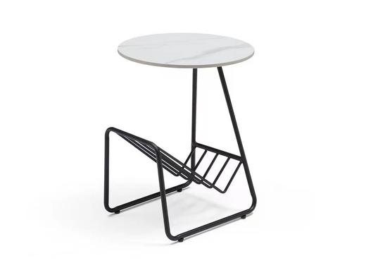 栖居 角几 简 岩板+铁艺烤黑漆[免费送装，偏远地区除外] 商品图0