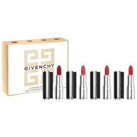 好折！Givenchy纪梵希mini禁忌小羊皮口红💄4件套装 ￥559直邮到手 含227 伯爵玫瑰茶