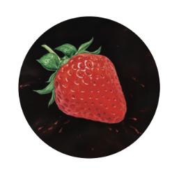 《一颗红心》艺术家周松限量版骨瓷圆盘 商品图0