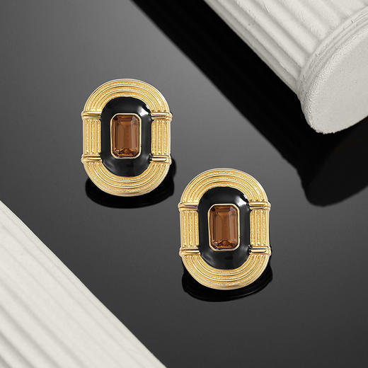 【范冰冰&周也&刘忻&刘芳菲同款】Ancient Rome古罗马时期 | 罗马盾牌耳环 商品图1