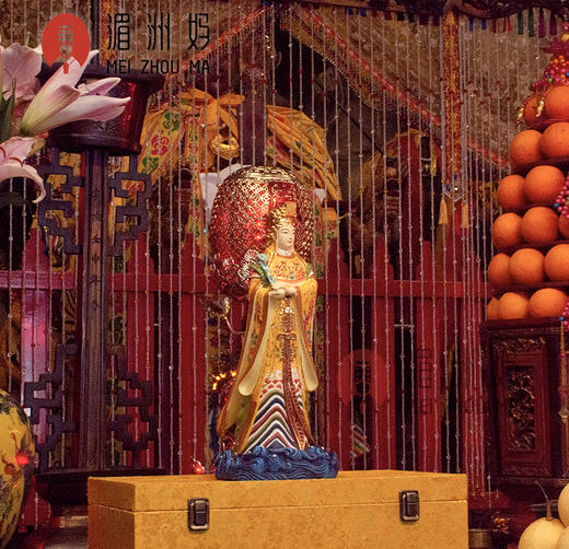 湄洲妈祖雕像彩铜纯铜妈祖摆件天上圣母海神娘娘出海守护神 商品图3