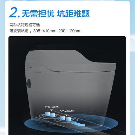 松下（Panasonic）智能马桶鲸S6 泡沫洁净节水日本进口智能一体机CH1601WSCN 商品图2