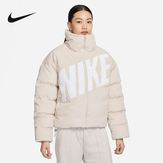 Nike/耐克羽绒服女子冬新款立领保暖休闲运动夹克外套FD8214-104 商品图0