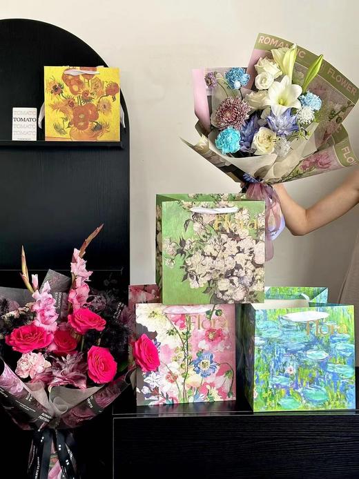 【琳琅】艺术家油画风手提袋（2个/包）（25*25*25cm） 商品图3