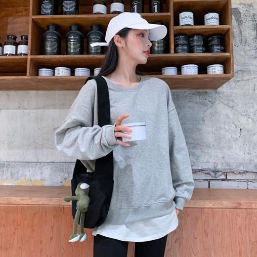 【休闲卫衣】秋冬显瘦卫衣 时尚好搭配 宽松不紧绷 商品图0