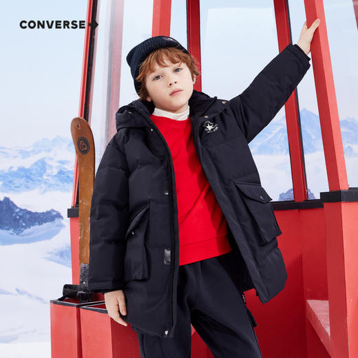 CONVERSE 冬 大童小童 儿童童装羽绒服 CNVB-MW-F365 商品图0