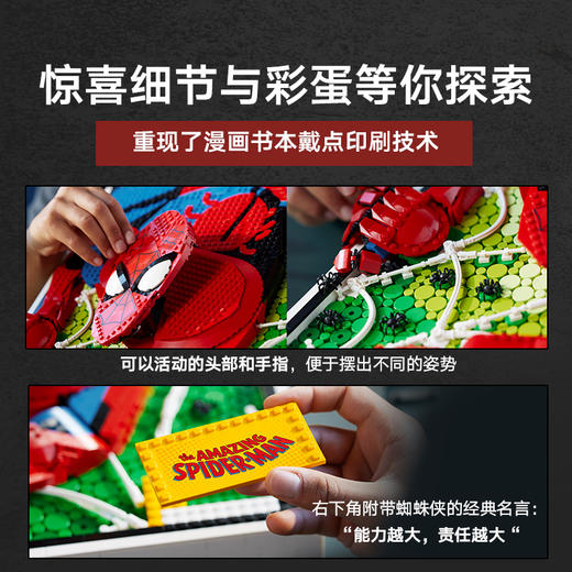 乐高积木L31209乐高方头仔系列神奇蜘蛛侠 商品图4