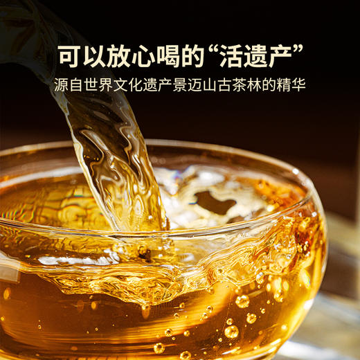 澜沧古茶2023年鼎和景迈景迈001普洱古树茶生普沱茶100g 商品图3