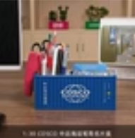 集装箱模型仿真笔筒