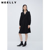 NEELLY纳俪商场同款收腰蝴蝶结娃娃领连衣裙女新款复古减龄A字裙N23102Y01067 商品缩略图2