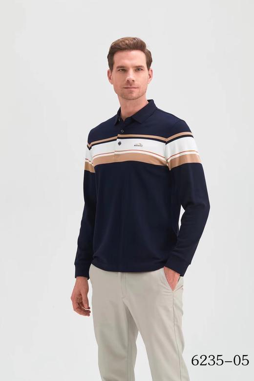 男反领长T6235 商品图0