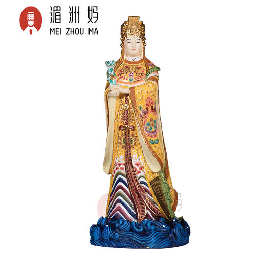 湄洲妈祖雕像彩铜纯铜妈祖摆件天上圣母海神娘娘出海守护神 商品图5