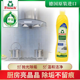 500ml*2瓶 /3瓶Frosch 柠檬不锈钢/陶瓷清洁剂【伊藤优选302209】