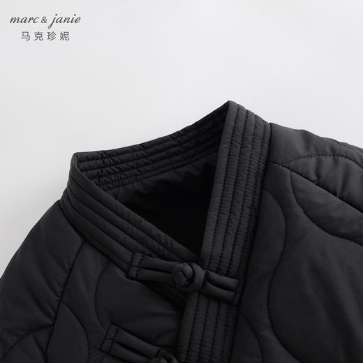 马克珍妮秋冬装 男女童国风新中式交领夹棉保暖外套 232093 商品图3