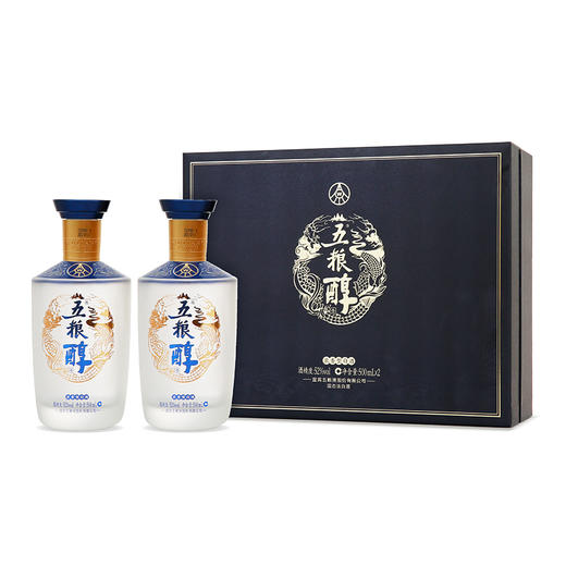 五粮醇·醇香系列·银装礼盒（内含五粮醇 52度 500mLx2瓶)*1套 商品图0