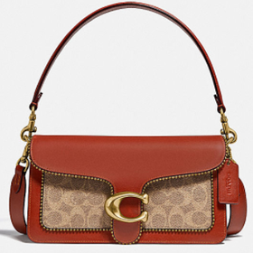 COACH卡其配棕红色6793