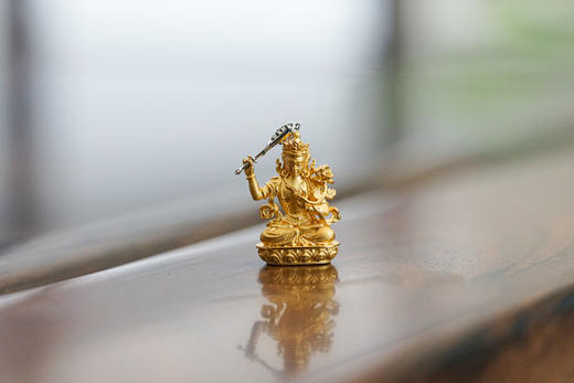 18K+22K金文殊菩萨嘎乌盒 吊坠 特价 商品图7