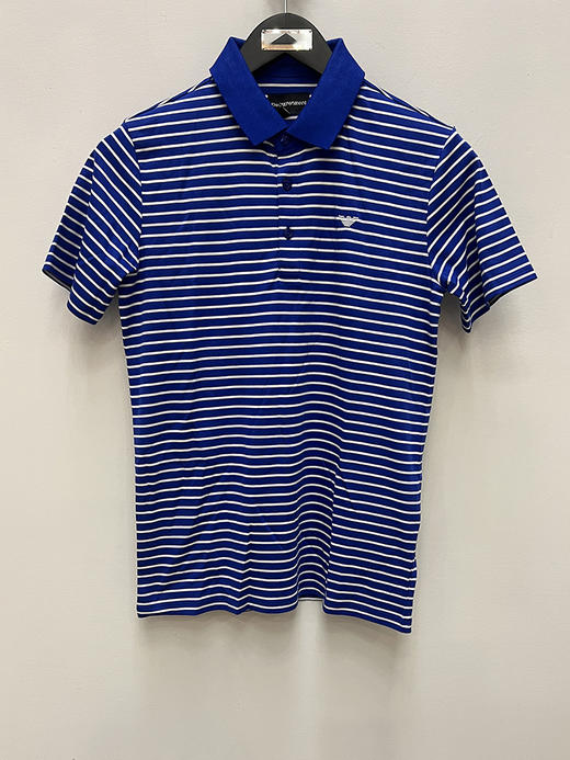 EMPORIO ARMANI/EA 阿玛尼 男孩条纹三粒扣短袖POLO衫 商品图0