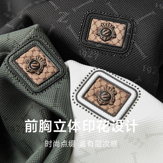 【新款DK】大依优型大码男空气层满印印花卫衣长袖圆领宽松立体显瘦加肥加大舒适秋季上衣胖子 商品图3