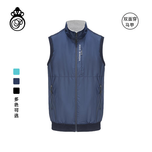 BMW-102A 【双面穿】 PROSIMON高尔夫秋冬男款无袖背心运动休闲保暖外套 商品图0