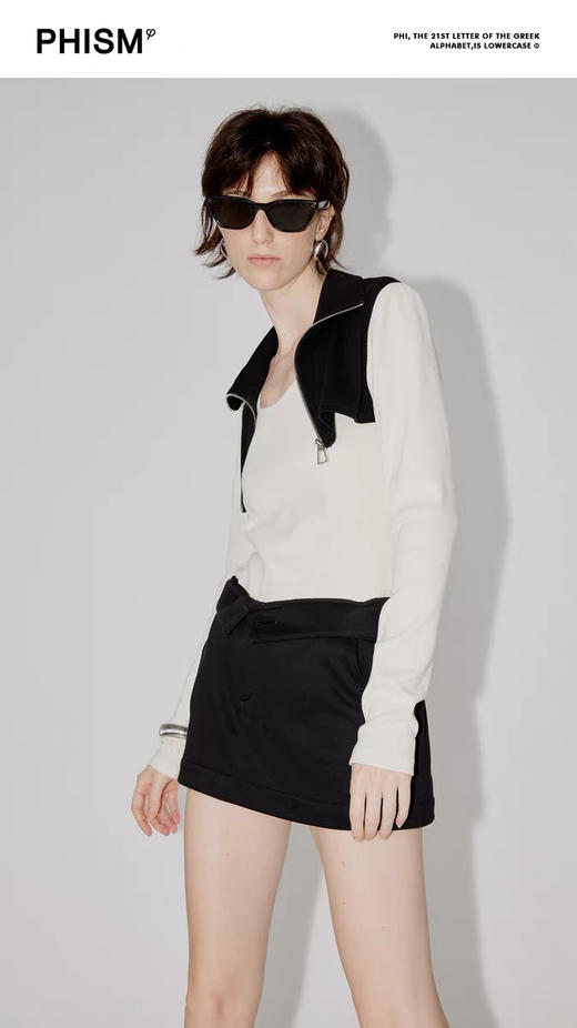 撞色假两件针织 商品图3