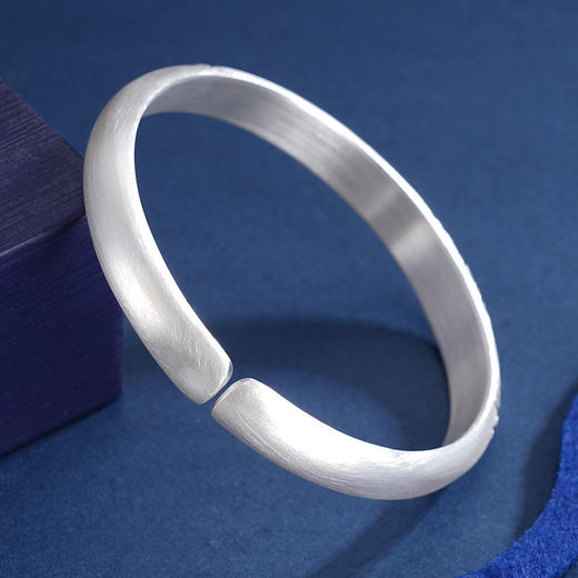 子佩集S999银【疏梅】手镯【YS007】带金色嵌真金2309 商品图5