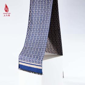 SAINTJOY/上久楷 拉绒围巾  真丝拉绒长巾  藤径 CJS23027