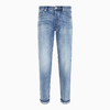 EMPORIO ARMANI 阿玛尼 男士J69 Denim Lab 宽松镶边休闲牛仔裤 蓝色 6R1J69 1DQTZ 0943 商品缩略图0