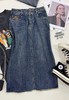 女牛仔长半裙55095 商品缩略图3