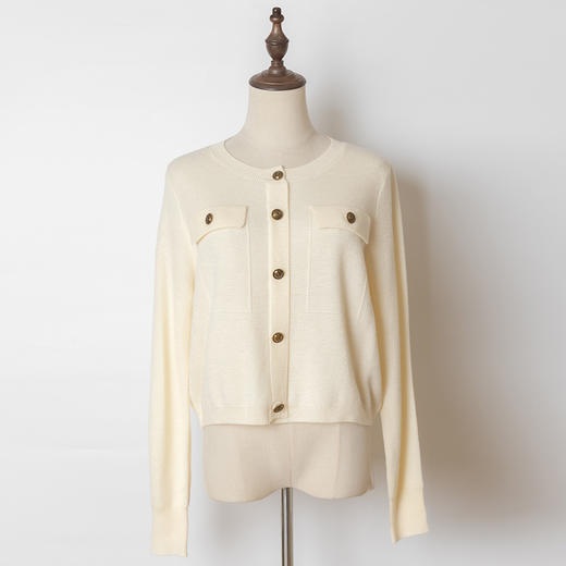 【现货】一姐美学|小香风气质针织套头衫 商品图0