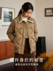 【专属特价】熙世界轻薄白鸭绒羽绒服女2025冬季新款时尚保暖菱形格翻领短外套 商品缩略图1