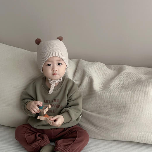 【韩版设计，风格时尚简约！】男宝宝外出服婴童 秋冬衣服秋季新款 韩版童装婴儿卫衣长裤套装-QQ 商品图2