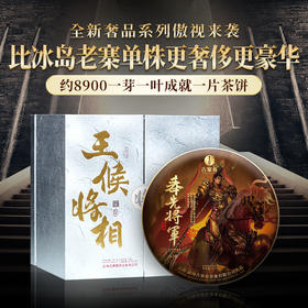 【奉先将军：吕布】2023年冰岛五寨一芽一叶头春头采全网仅此一款鼎奢品茗神兽事业部出品357克/饼 整提5饼出售