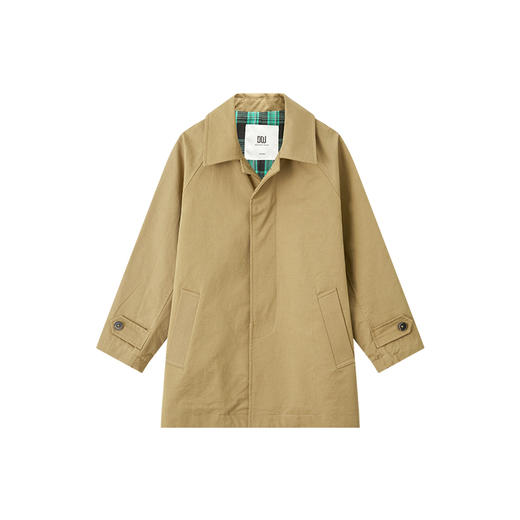 【件件底价，童装双倍积分】多多家男童风衣春款纯棉春季儿童外套新款翻领卡其色韩版上衣5930 商品图3