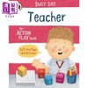 【中商原版】小瓢虫职业机关书 老师 Busy Day Teacher 英文原版 儿童纸板书翻翻书 亲子百科知识图画书 进口低幼童书2-5岁 商品缩略图0