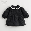 马克珍妮秋冬装新款 女童娃娃领盘扣夹棉连衣裙 232078 商品缩略图1