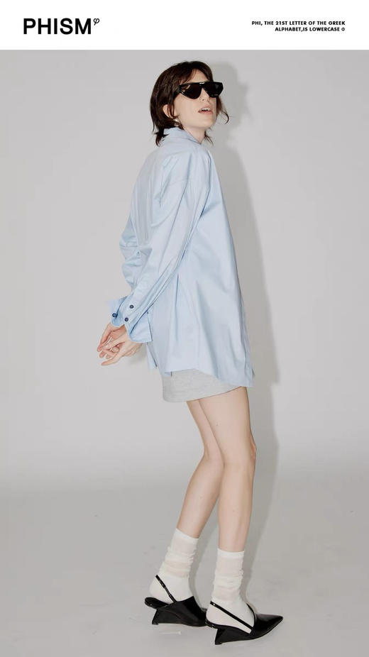 假两件结构衬衫 商品图2