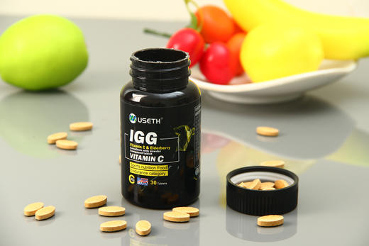 【蓝十字】优氏特膳 牛初乳VC接骨木营养片 商品图9