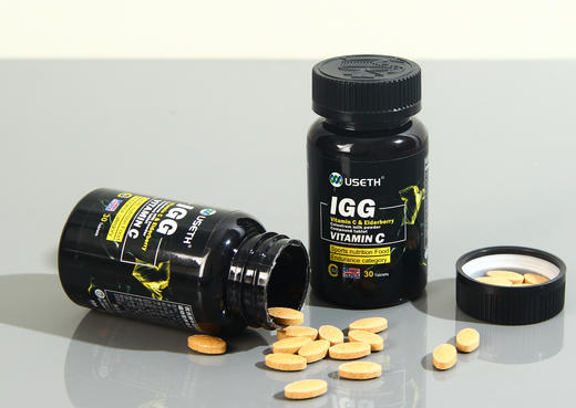 【蓝十字】优氏特膳 牛初乳VC接骨木营养片 商品图0