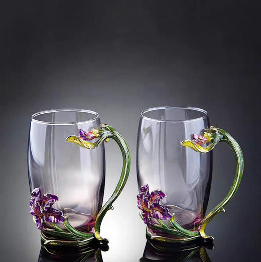 5F隆昌瓷器幸福鸢尾水杯 商品图0