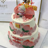 双层如月之恒（翻糖蛋糕提前2天预定）寿星随机 商品缩略图0