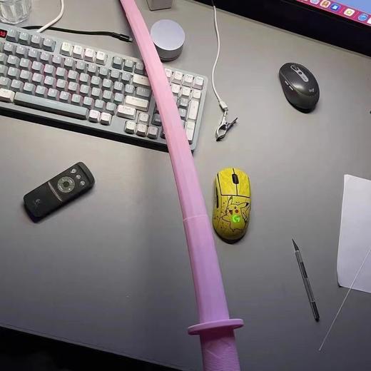抖音伸缩武士刀网红爆款解压玩具小红书创意3d打印剑伸缩热门模型 商品图3