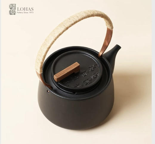 5F隆昌瓷器陆宝快雪时晴陶壶（禅风黑） 商品图0