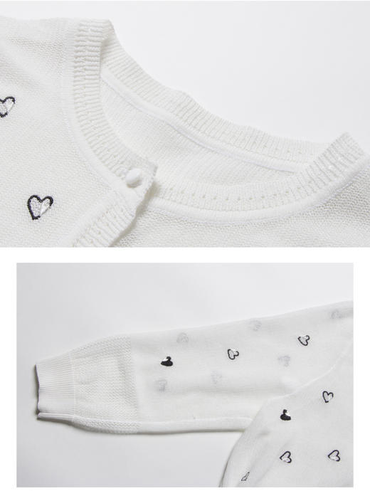 2E6901 白色针织衫《智慧之光-波斯艺术》《玫瑰王宫》 商品图4