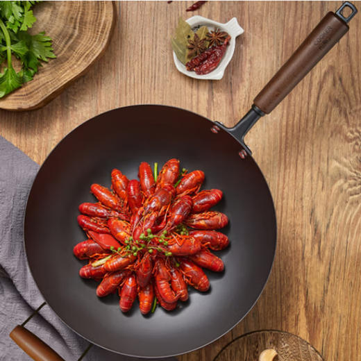 炊大皇韵味不锈精铁炒锅【KA60600  # 34CM 盒装】 商品图5