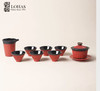 5F隆昌瓷器陆宝平步青云茶组（红） 商品缩略图0