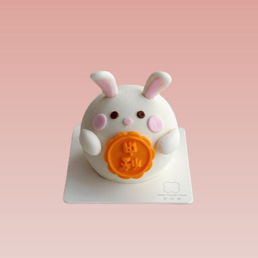 【中秋限定版】玉兔·焦糖白桃慕斯 商品图1