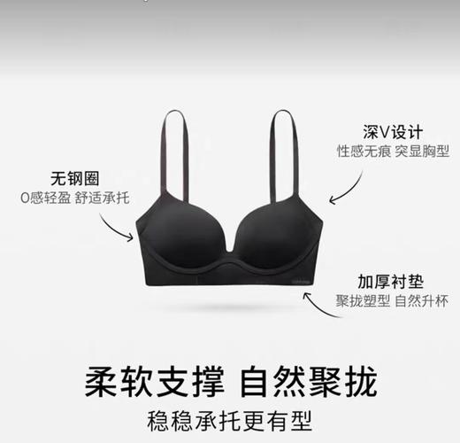 4楼CK Underwear 女士无钢圈软支撑加宽侧翼聚拢厚垫深V文胸  货号：QF6021AD 吊牌价：690 商品图0